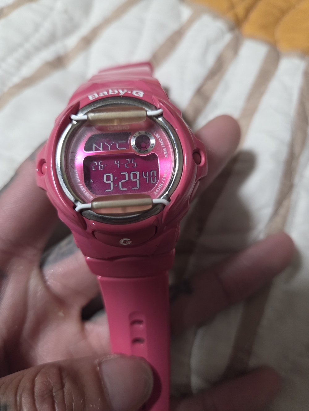 Baby-G Pink Digital Sport Watch